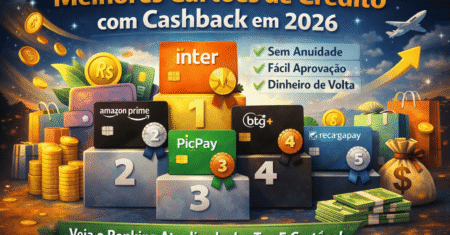 Melhores Cartões de Crédito com Cashback em 2026: Como Escolher o Ideal para Economizar nas Compras